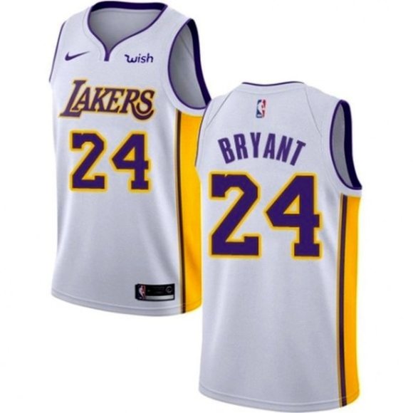 Shirts | Los Angeles Lakers 24 Kobe Bryant White Jersey | Poshmark Shirts | Los Angeles Lakers 24 Kobe Bryant White Jersey | Poshmark